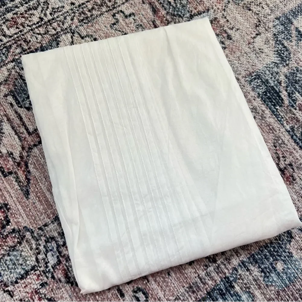 NWT Pottery Barn Marquesa Drape White Sheer Light Filtering Curtain 42 x 84